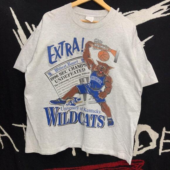 Other - Kentucky Wildcats 90S Basketball 1996 Sec Champs Undefeated Shirt